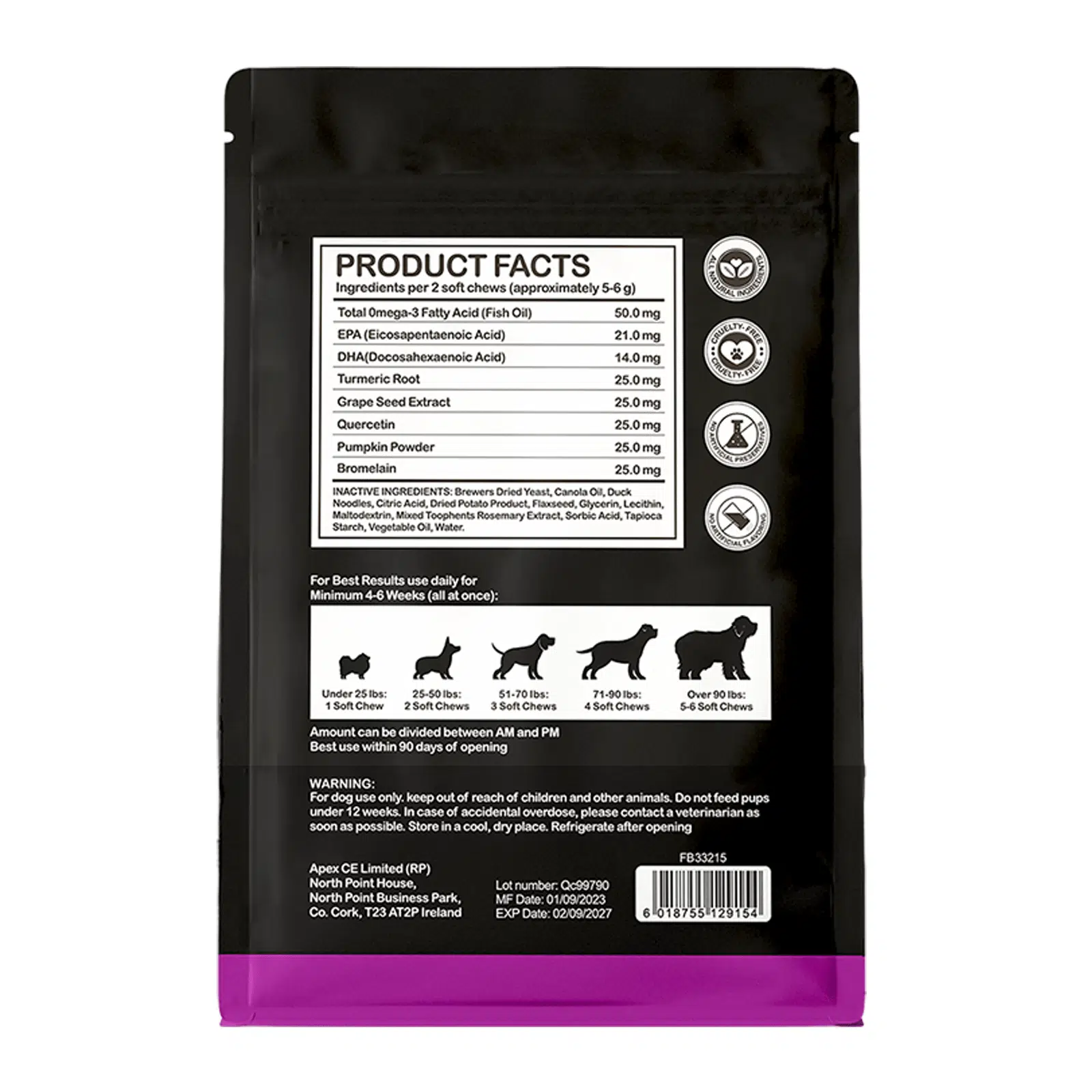 Godbitar som dämpar klåda och ger ökat immunförsvar – 60 st - Bild 3